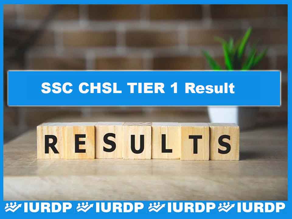 SSC CHSL Result IURDP