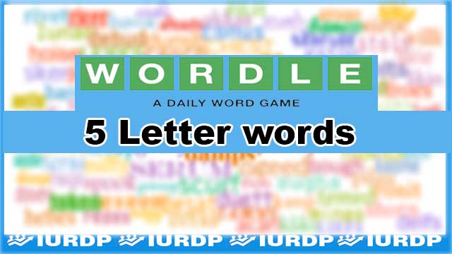 5 Letter words Ending with "GIN" Letters  Wordle Clue  IURDP